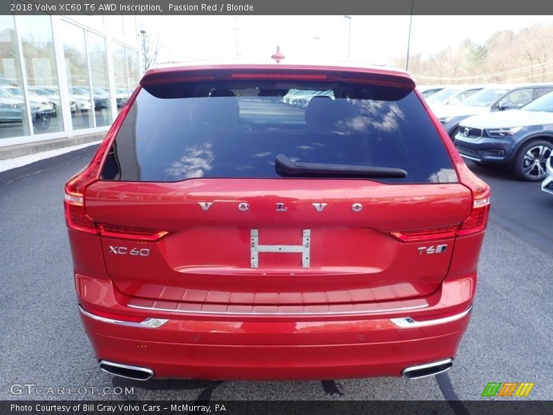 Passion Red / Blonde 2018 Volvo XC60 T6 AWD Inscription