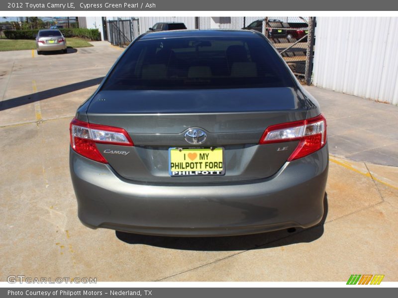 Cypress Green Pearl / Ash 2012 Toyota Camry LE