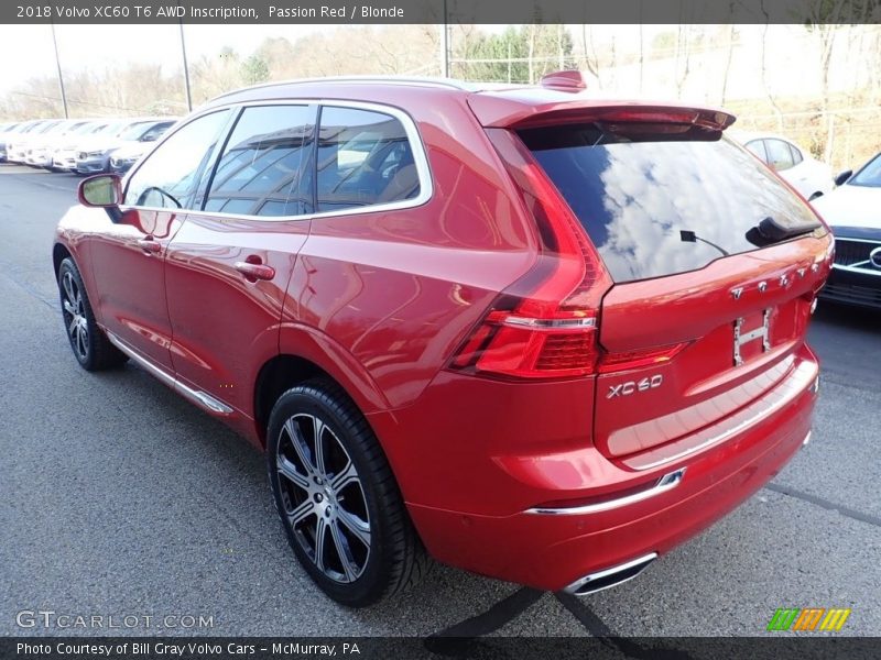 Passion Red / Blonde 2018 Volvo XC60 T6 AWD Inscription