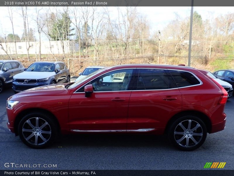 Passion Red / Blonde 2018 Volvo XC60 T6 AWD Inscription