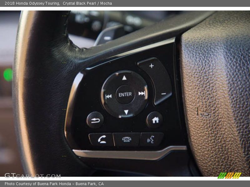 Crystal Black Pearl / Mocha 2018 Honda Odyssey Touring