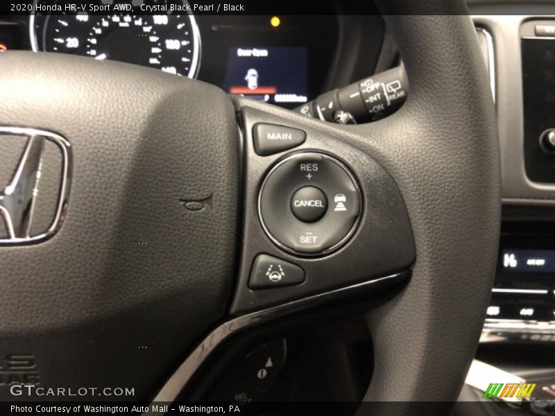 Crystal Black Pearl / Black 2020 Honda HR-V Sport AWD