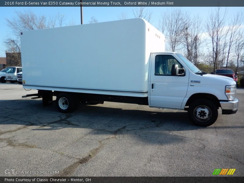 Oxford White / Medium Flint 2016 Ford E-Series Van E350 Cutaway Commercial Moving Truck