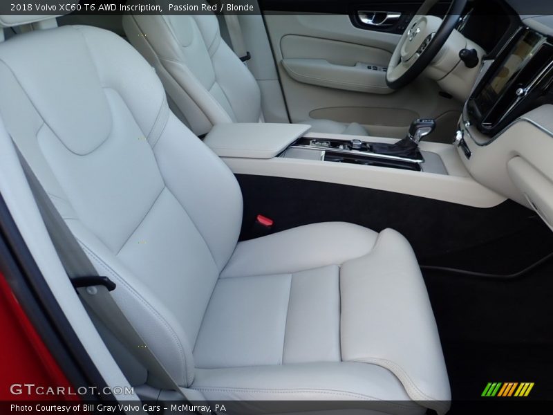Front Seat of 2018 XC60 T6 AWD Inscription