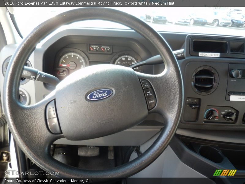 Oxford White / Medium Flint 2016 Ford E-Series Van E350 Cutaway Commercial Moving Truck