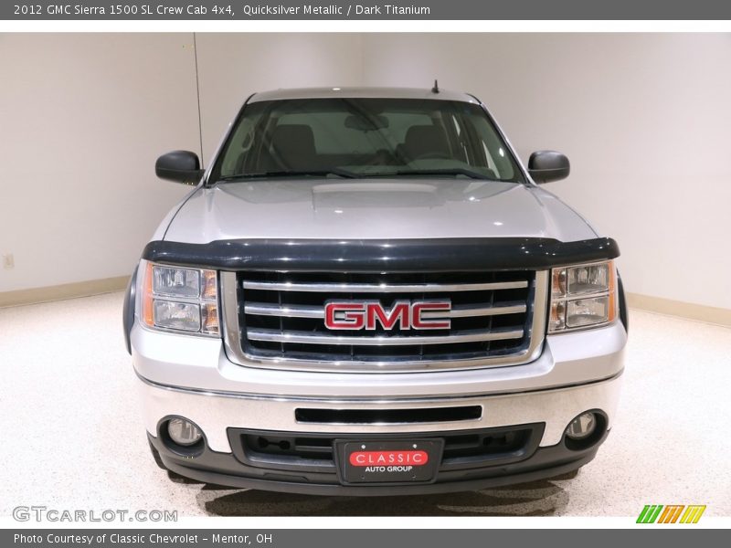 Quicksilver Metallic / Dark Titanium 2012 GMC Sierra 1500 SL Crew Cab 4x4
