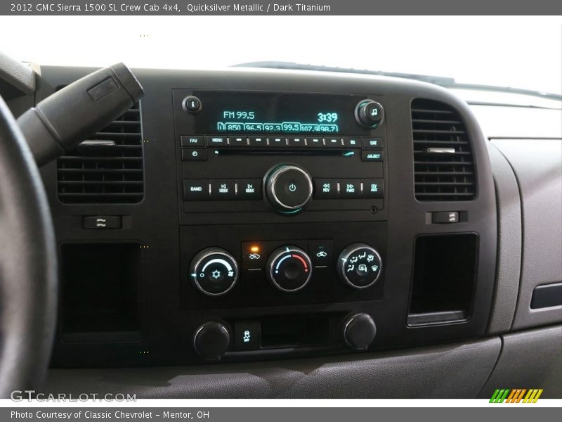 Quicksilver Metallic / Dark Titanium 2012 GMC Sierra 1500 SL Crew Cab 4x4