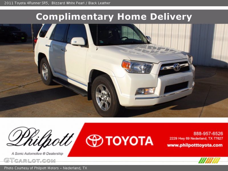 Blizzard White Pearl / Black Leather 2011 Toyota 4Runner SR5