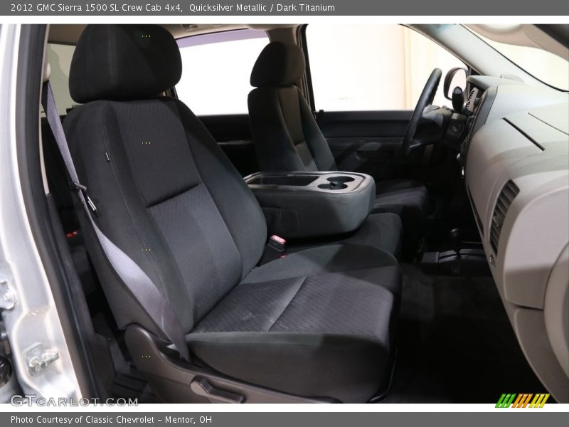 Quicksilver Metallic / Dark Titanium 2012 GMC Sierra 1500 SL Crew Cab 4x4