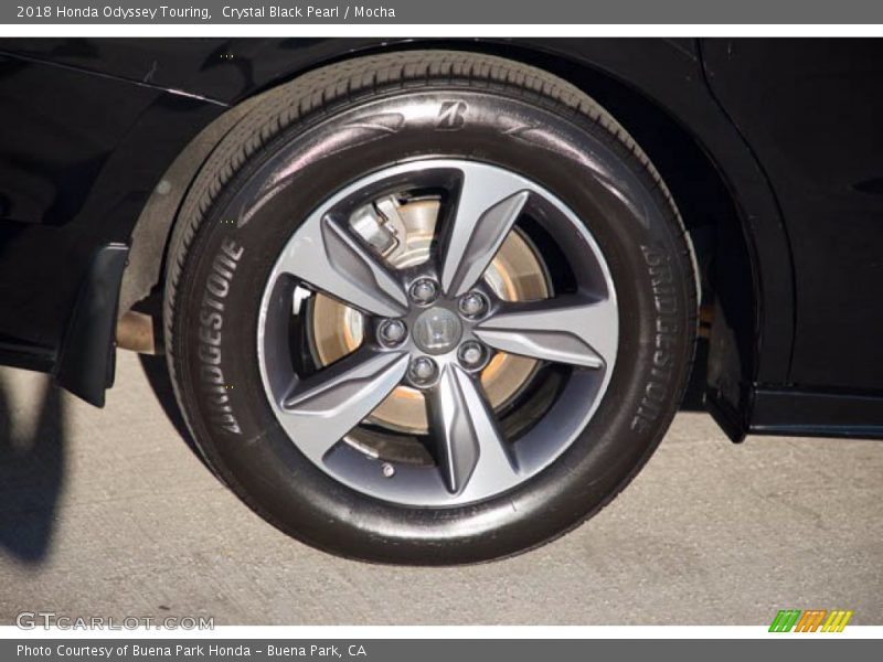Crystal Black Pearl / Mocha 2018 Honda Odyssey Touring