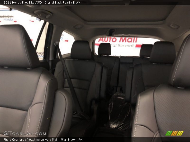 Crystal Black Pearl / Black 2021 Honda Pilot Elite AWD