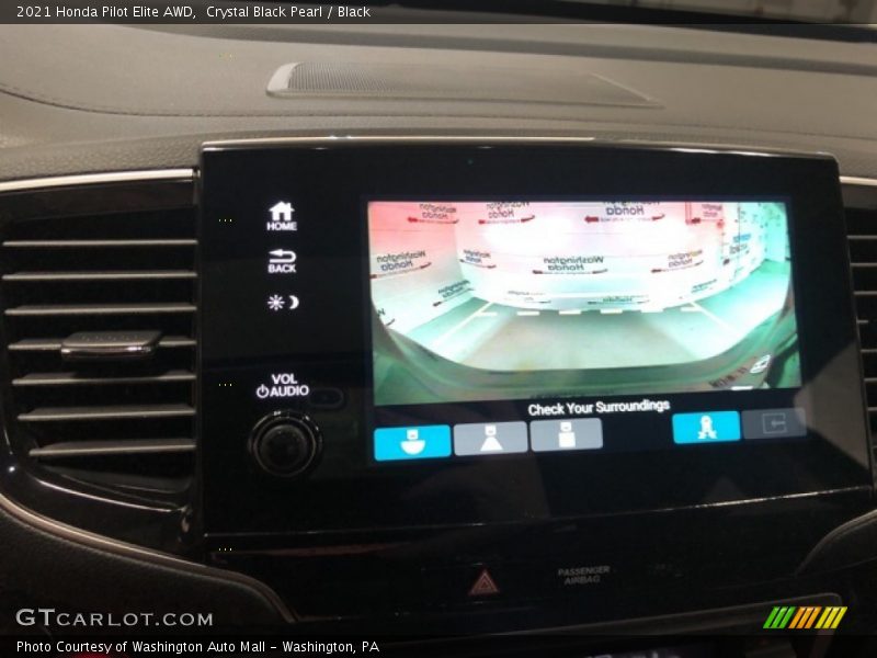 Crystal Black Pearl / Black 2021 Honda Pilot Elite AWD