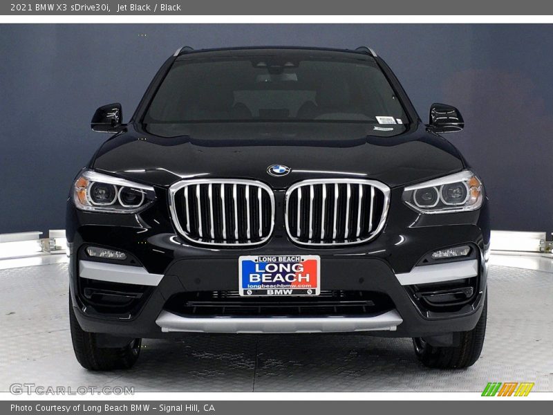 Jet Black / Black 2021 BMW X3 sDrive30i