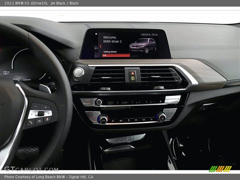 Jet Black / Black 2021 BMW X3 sDrive30i