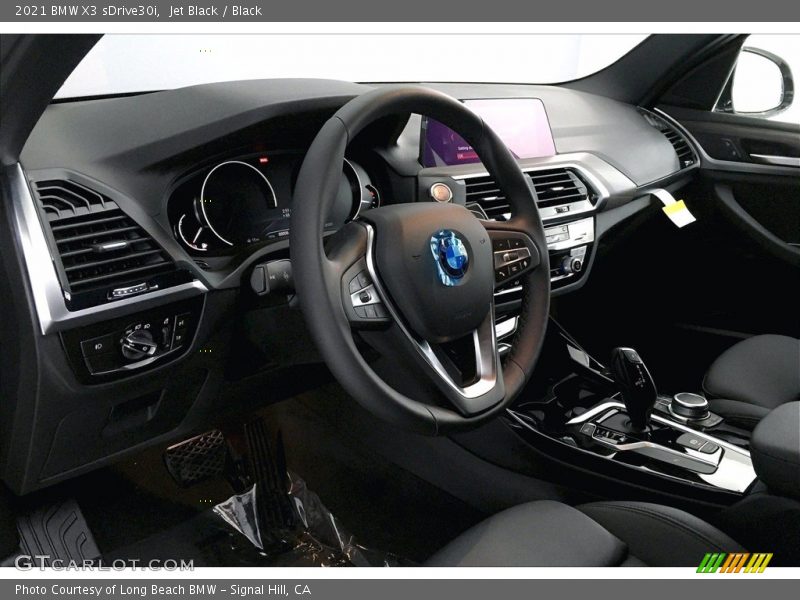 Jet Black / Black 2021 BMW X3 sDrive30i