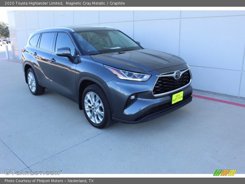Magnetic Gray Metallic / Graphite 2020 Toyota Highlander Limited