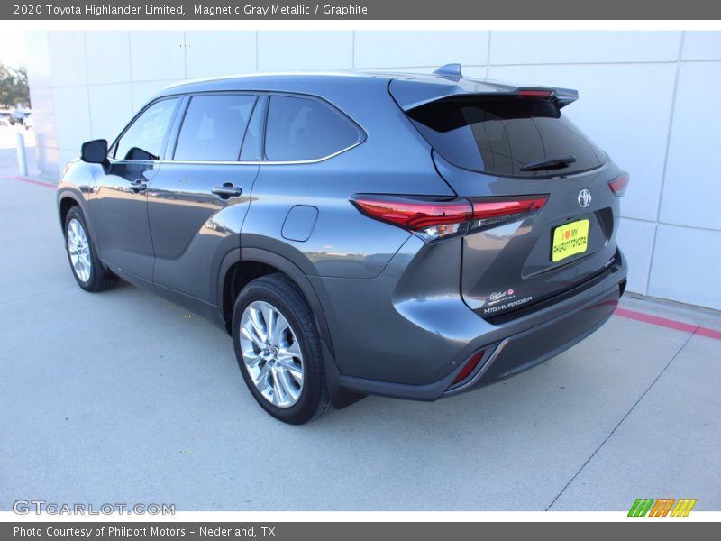 Magnetic Gray Metallic / Graphite 2020 Toyota Highlander Limited