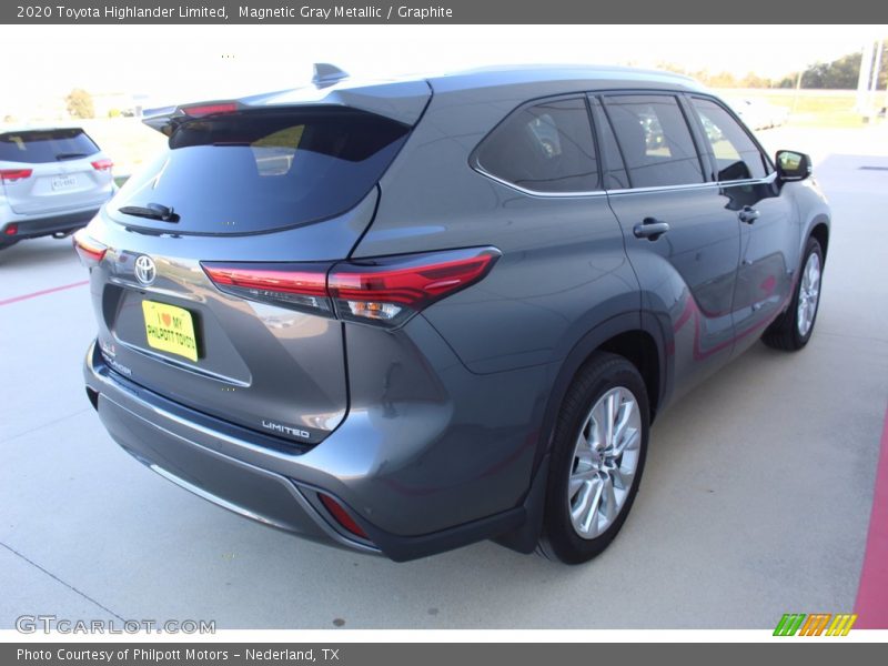 Magnetic Gray Metallic / Graphite 2020 Toyota Highlander Limited