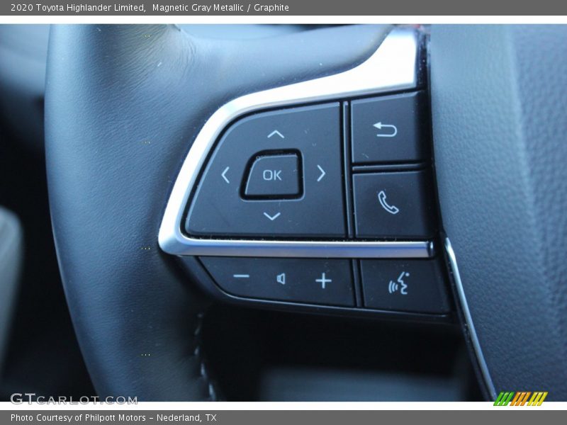 Magnetic Gray Metallic / Graphite 2020 Toyota Highlander Limited