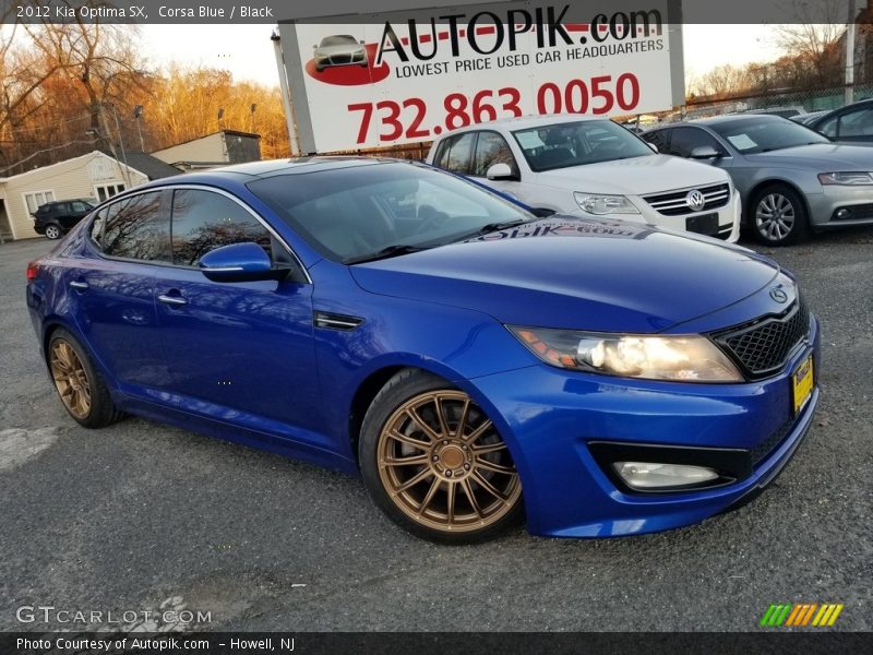 Corsa Blue / Black 2012 Kia Optima SX