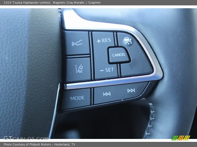 Magnetic Gray Metallic / Graphite 2020 Toyota Highlander Limited