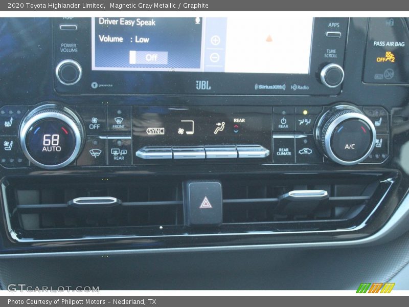 Magnetic Gray Metallic / Graphite 2020 Toyota Highlander Limited