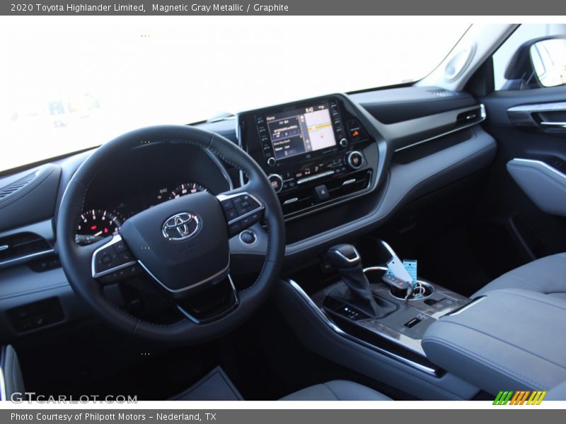 Magnetic Gray Metallic / Graphite 2020 Toyota Highlander Limited