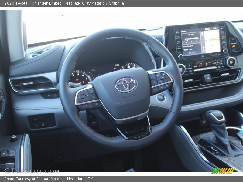Magnetic Gray Metallic / Graphite 2020 Toyota Highlander Limited