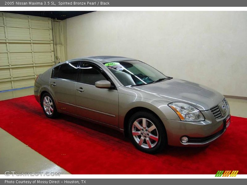 Spirited Bronze Pearl / Black 2005 Nissan Maxima 3.5 SL