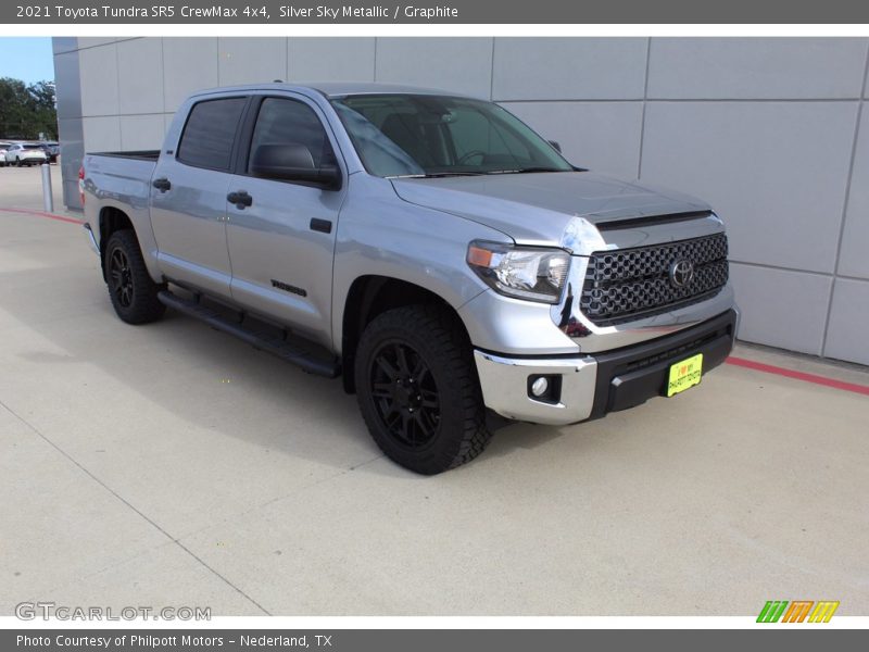 Silver Sky Metallic / Graphite 2021 Toyota Tundra SR5 CrewMax 4x4