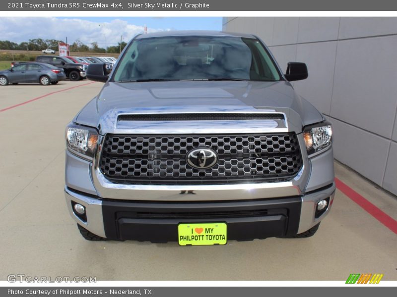Silver Sky Metallic / Graphite 2021 Toyota Tundra SR5 CrewMax 4x4