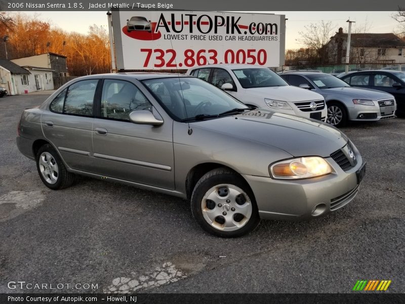 Jaded Metallic / Taupe Beige 2006 Nissan Sentra 1.8 S