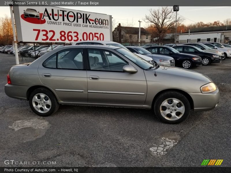 Jaded Metallic / Taupe Beige 2006 Nissan Sentra 1.8 S