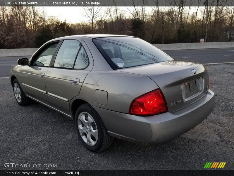 Jaded Metallic / Taupe Beige 2006 Nissan Sentra 1.8 S