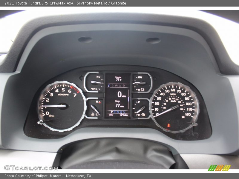 Silver Sky Metallic / Graphite 2021 Toyota Tundra SR5 CrewMax 4x4