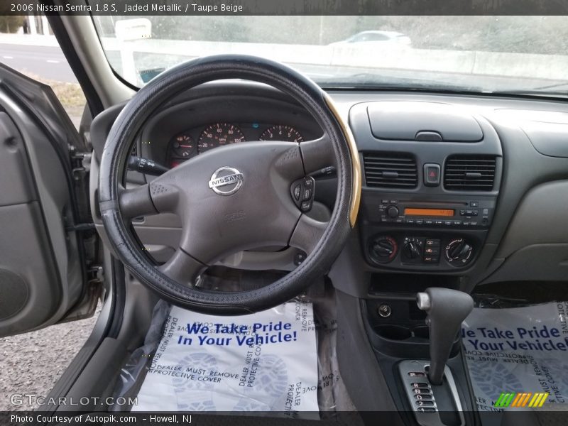 Jaded Metallic / Taupe Beige 2006 Nissan Sentra 1.8 S