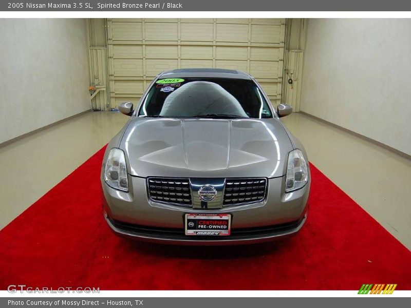 Spirited Bronze Pearl / Black 2005 Nissan Maxima 3.5 SL