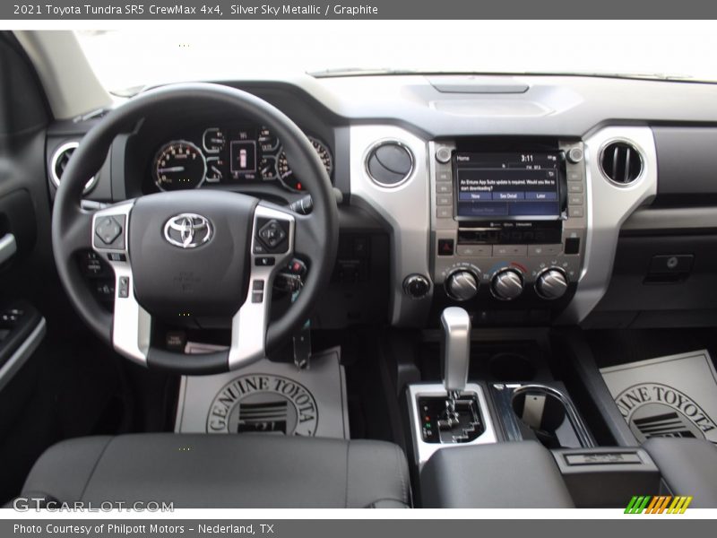 Silver Sky Metallic / Graphite 2021 Toyota Tundra SR5 CrewMax 4x4