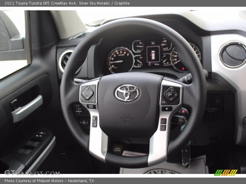 Silver Sky Metallic / Graphite 2021 Toyota Tundra SR5 CrewMax 4x4