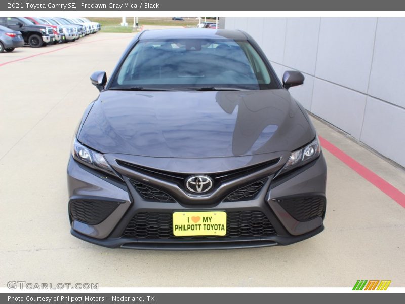 Predawn Gray Mica / Black 2021 Toyota Camry SE