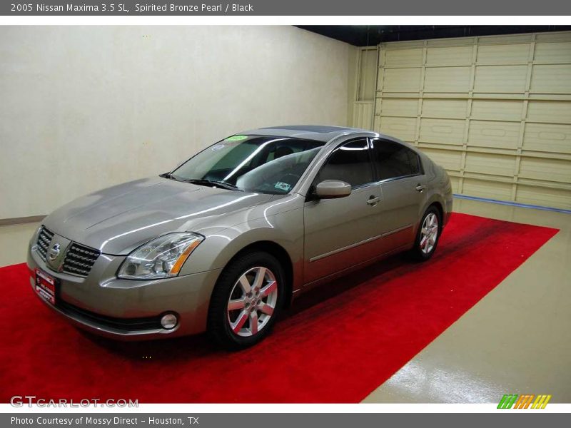Spirited Bronze Pearl / Black 2005 Nissan Maxima 3.5 SL