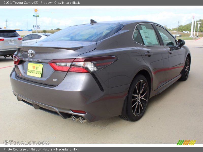 Predawn Gray Mica / Black 2021 Toyota Camry SE