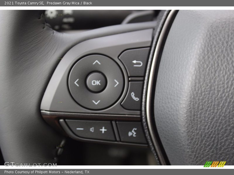 Predawn Gray Mica / Black 2021 Toyota Camry SE