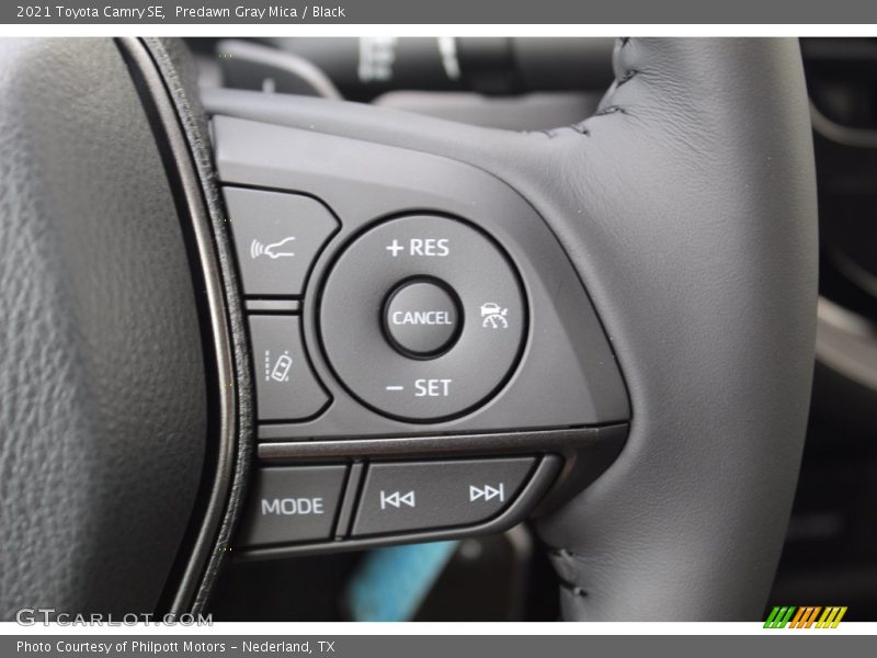 Predawn Gray Mica / Black 2021 Toyota Camry SE