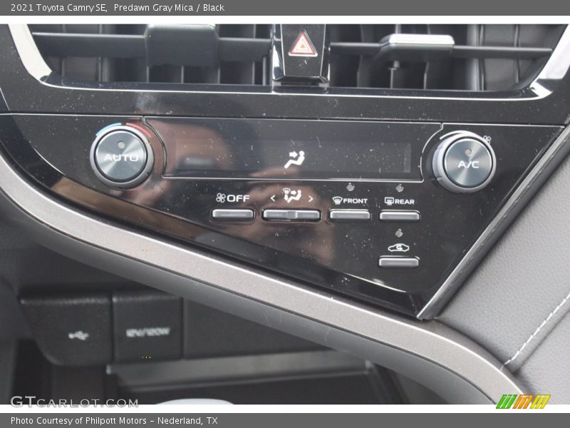 Predawn Gray Mica / Black 2021 Toyota Camry SE