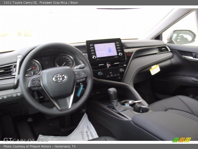 Predawn Gray Mica / Black 2021 Toyota Camry SE