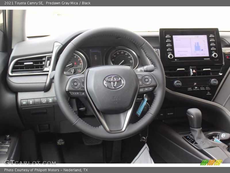 Predawn Gray Mica / Black 2021 Toyota Camry SE