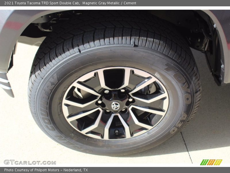 Magnetic Gray Metallic / Cement 2021 Toyota Tacoma TRD Sport Double Cab