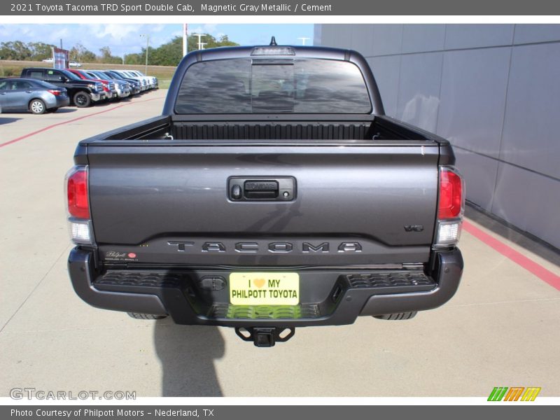 Magnetic Gray Metallic / Cement 2021 Toyota Tacoma TRD Sport Double Cab