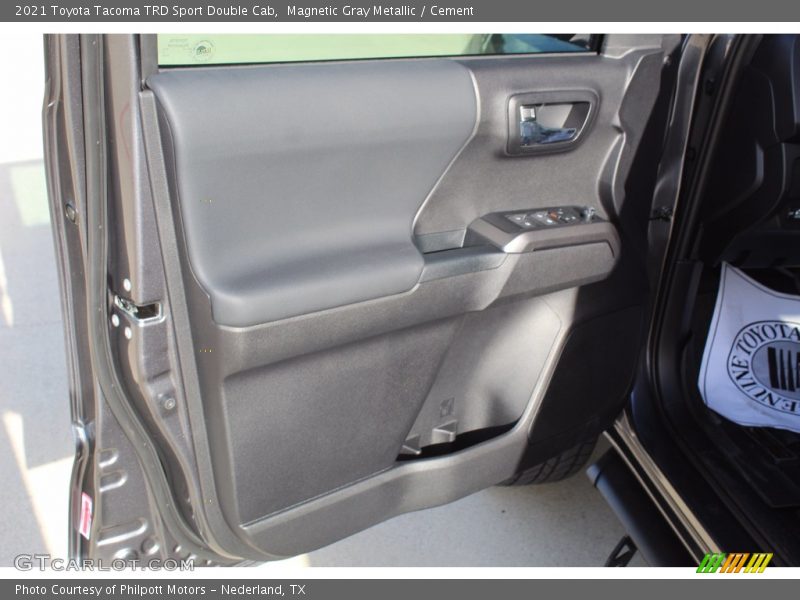 Magnetic Gray Metallic / Cement 2021 Toyota Tacoma TRD Sport Double Cab